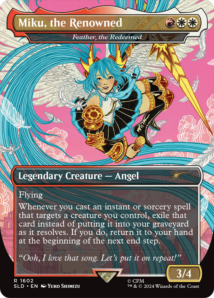 Miku, the Renowned - Feather, the Redeemed [Secret Lair Drop Series] | Exor Games Summserside