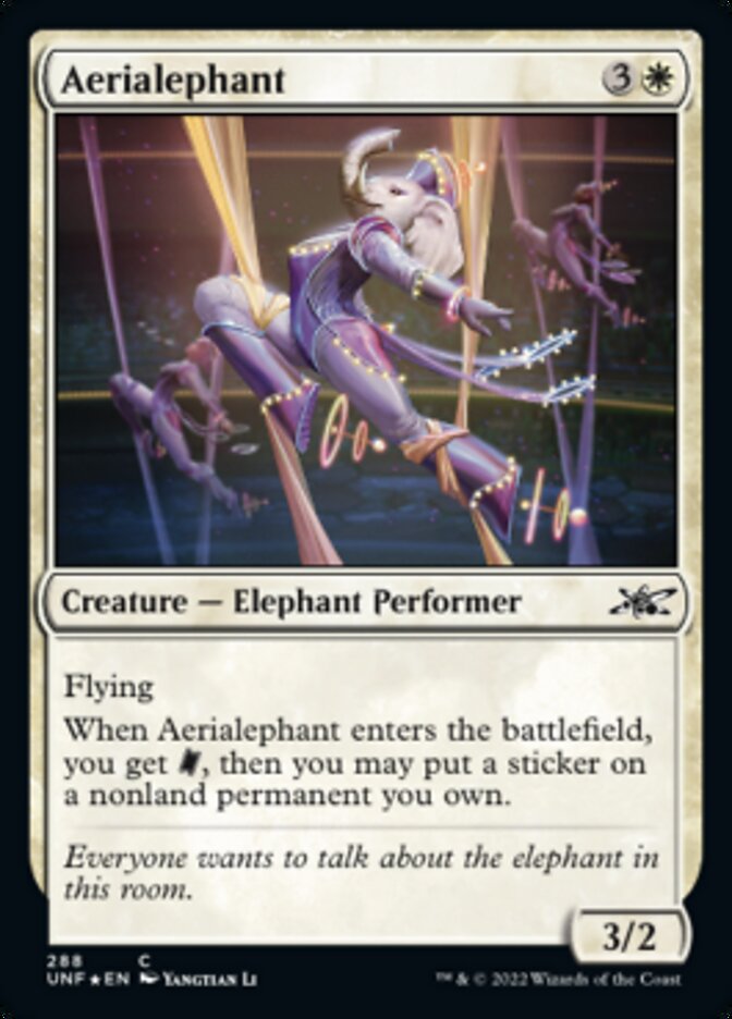 Aerialephant (Galaxy Foil) [Unfinity] | Exor Games Summserside