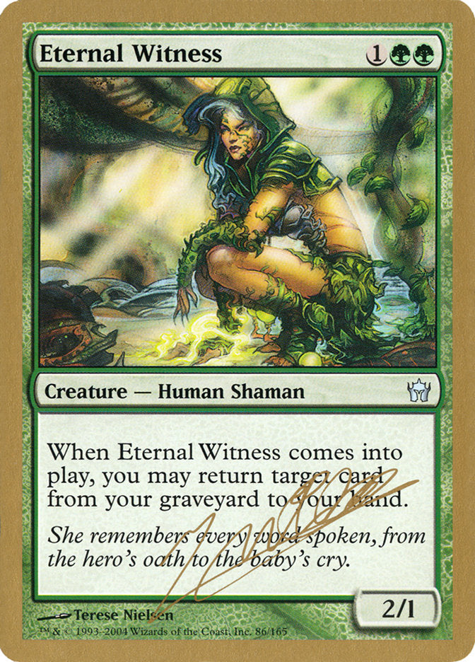 Eternal Witness (Julien Nuijten) [World Championship Decks 2004] | Exor Games Summserside