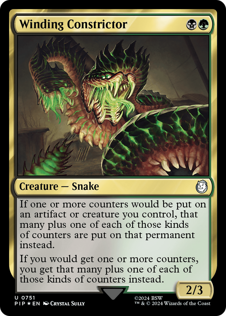 Winding Constrictor (Surge Foil) [Fallout] | Exor Games Summserside