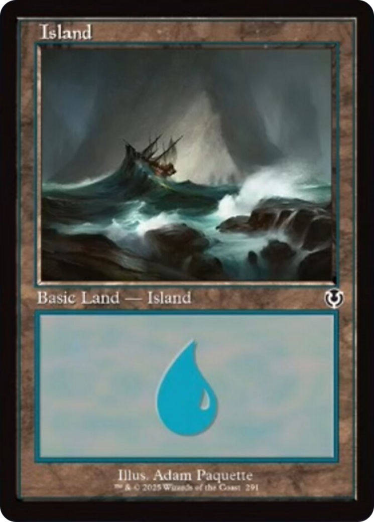 Island (291) (Retro Frame) [Innistrad Remastered] | Exor Games Summserside