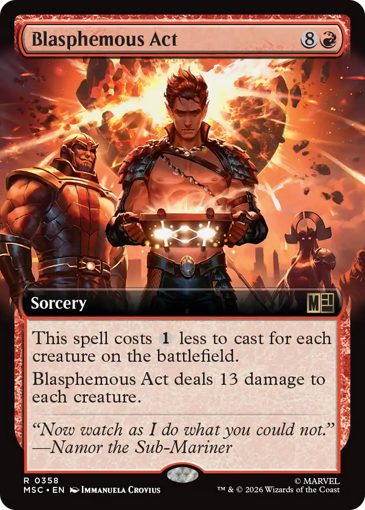 Blasphemous Act (Extended Art) [Marvel Super Heroes Commander] | Exor Games Summserside
