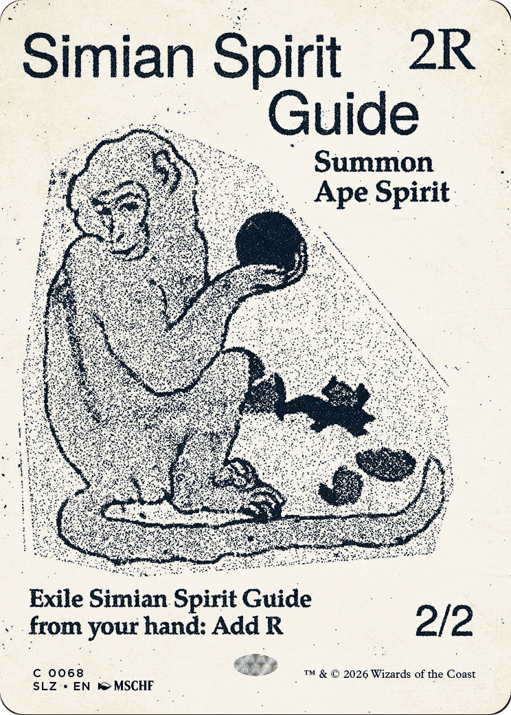 Simian Spirit Guide (0068) [Secret Lair x MSCHF: The Zeta Set] | Exor Games Summserside