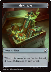 Robot // Munitions Double-Sided Token [Edge of Eternities Tokens] | Exor Games Summserside