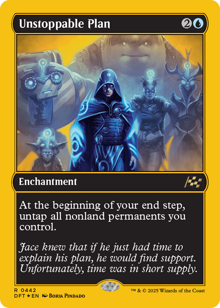 Unstoppable Plan (First-Place Foil) [Aetherdrift] | Exor Games Summserside