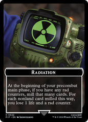 Radiation // Zombie Mutant Double-Sided Token [Fallout Tokens] | Exor Games Summserside