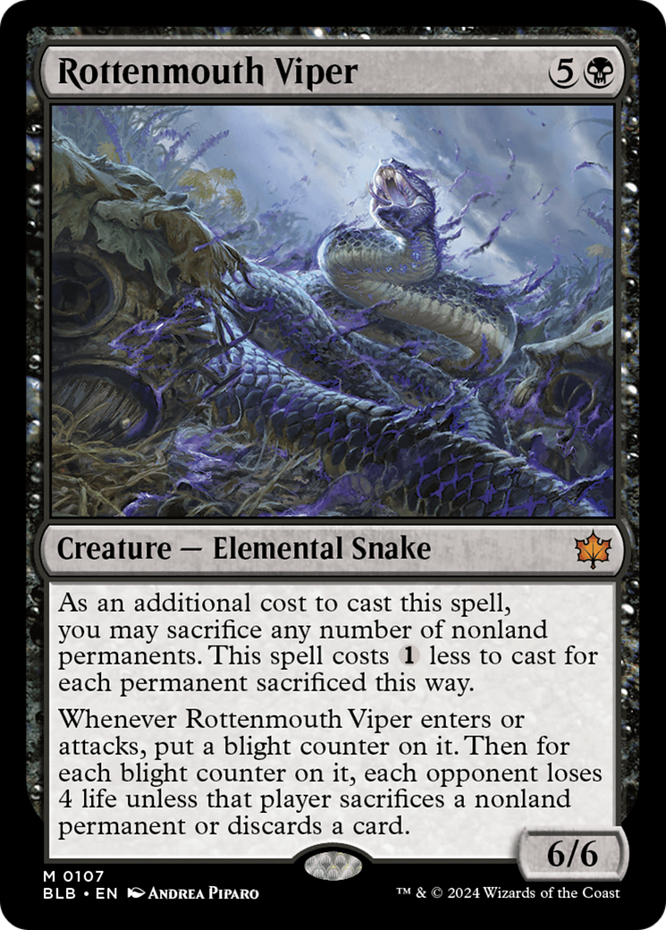 Rottenmouth Viper [Bloomburrow] | Exor Games Summserside