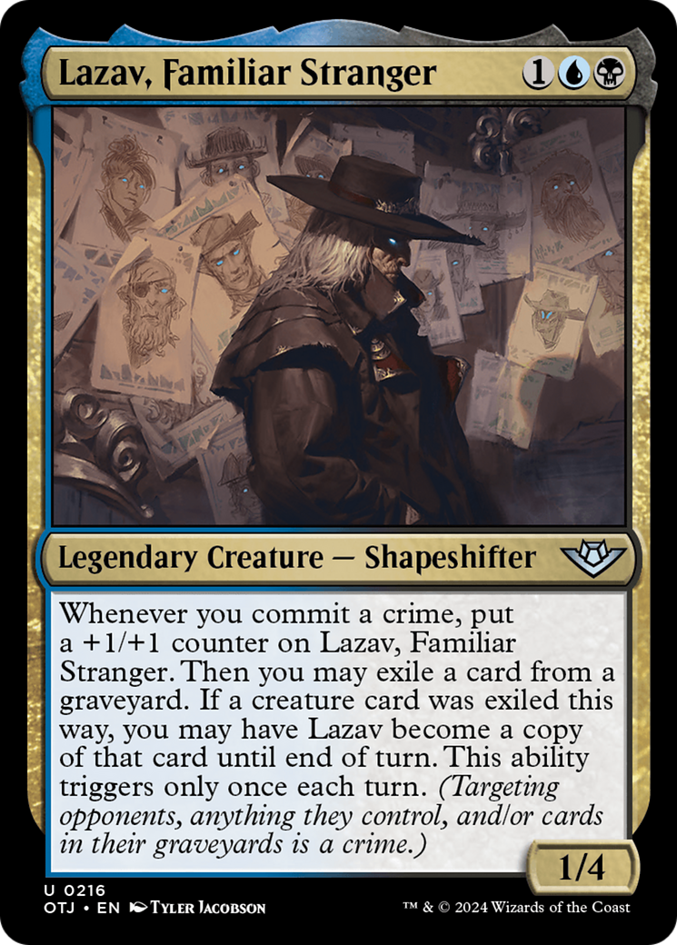 Lazav, Familiar Stranger [Outlaws of Thunder Junction] | Exor Games Summserside