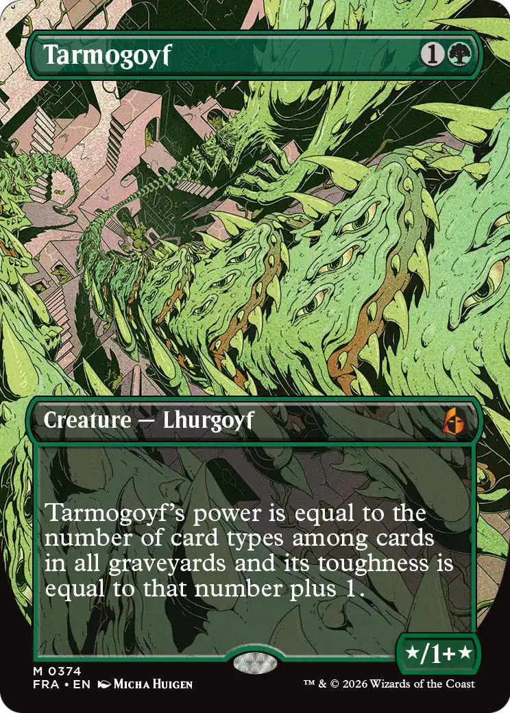 Tarmogoyf (Borderless) [Reality Fracture] | Exor Games Summserside
