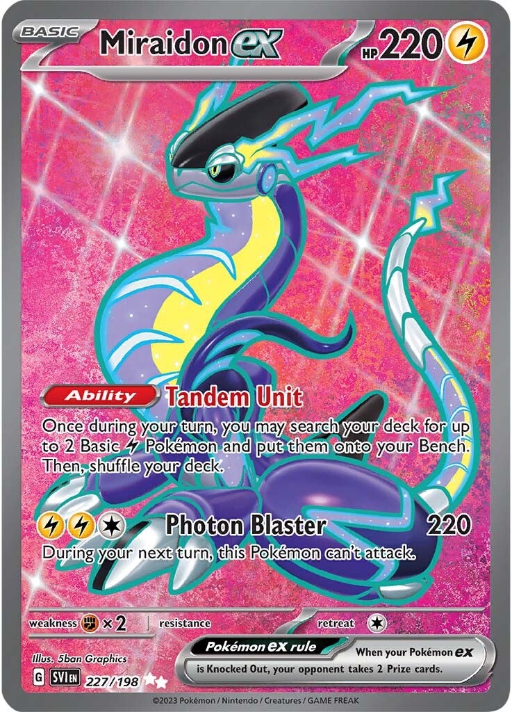 Miraidon ex (227/198) [Scarlet & Violet: Base Set] | Exor Games Summserside