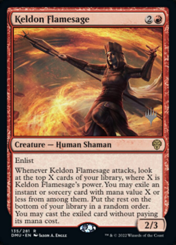 Keldon Flamesage (Promo Pack) [Dominaria United Promos] | Exor Games Summserside