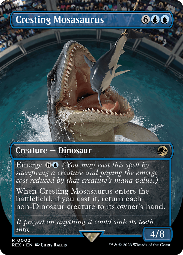 Cresting Mosasaurus (Borderless) [Jurassic World Collection] | Exor Games Summserside