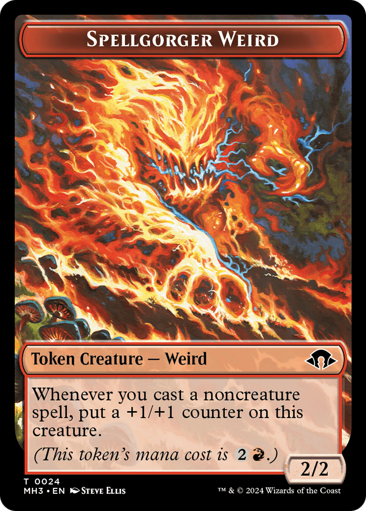 Eldrazi Spawn // Spellgorger Weird Double-Sided Token [Modern Horizons 3 Tokens] | Exor Games Summserside