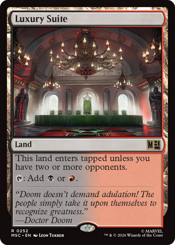 Luxury Suite (Surge Foil) [Marvel Super Heroes Commander] | Exor Games Summserside