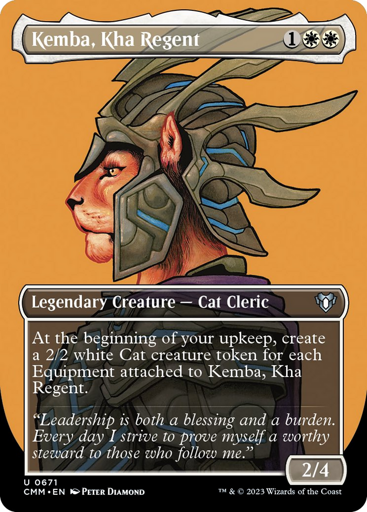 Kemba, Kha Regent (Borderless Profile) [Commander Masters] | Exor Games Summserside