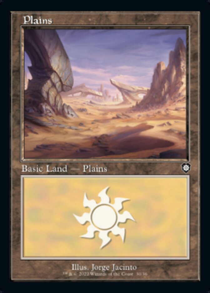 Plains (030) (Retro) [The Brothers' War Commander] | Exor Games Summserside