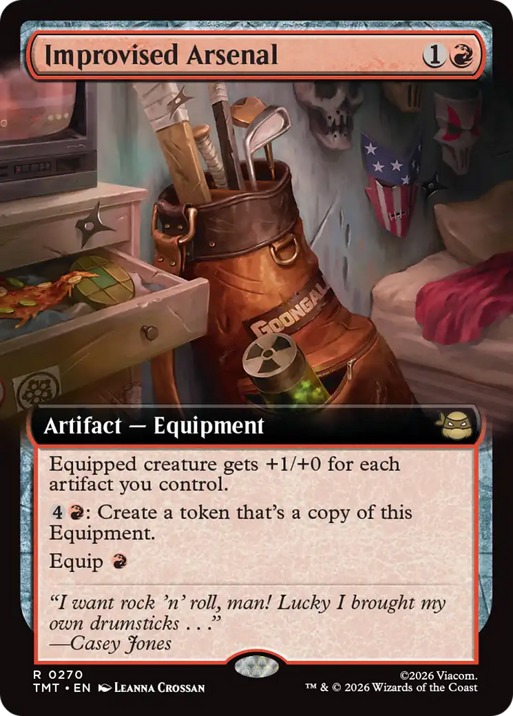 Improvised Arsenal (Extended Art) [Teenage Mutant Ninja Turtles] | Exor Games Summserside