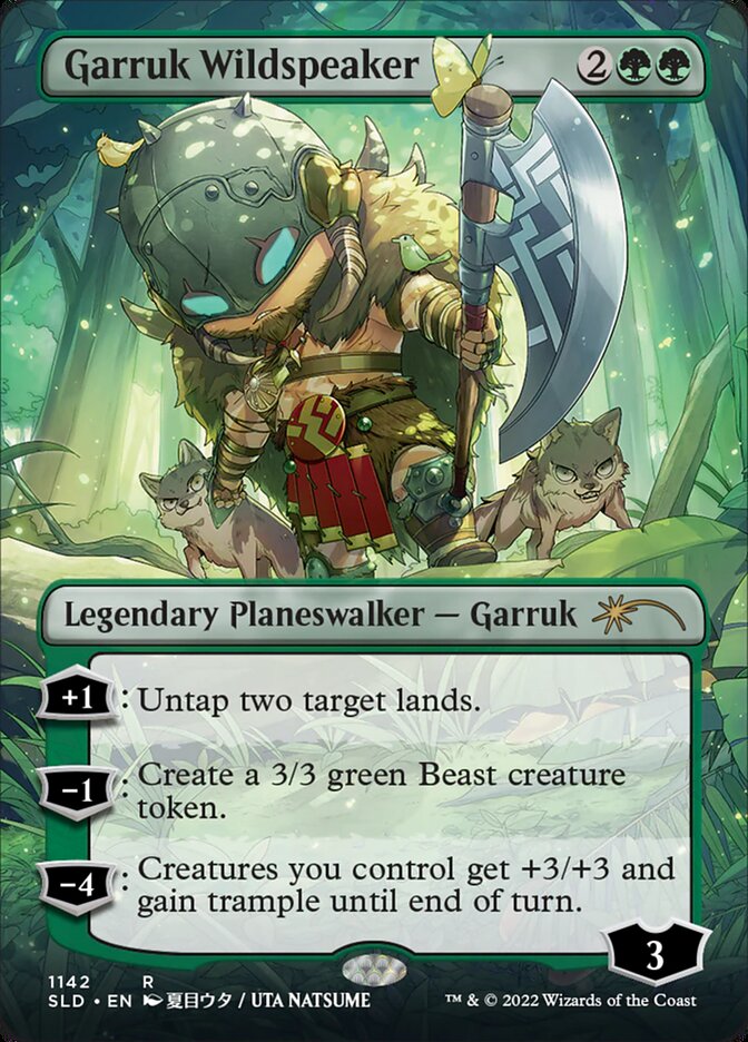 Garruk Wildspeaker (Borderless) [Secret Lair Drop Series] | Exor Games Summserside