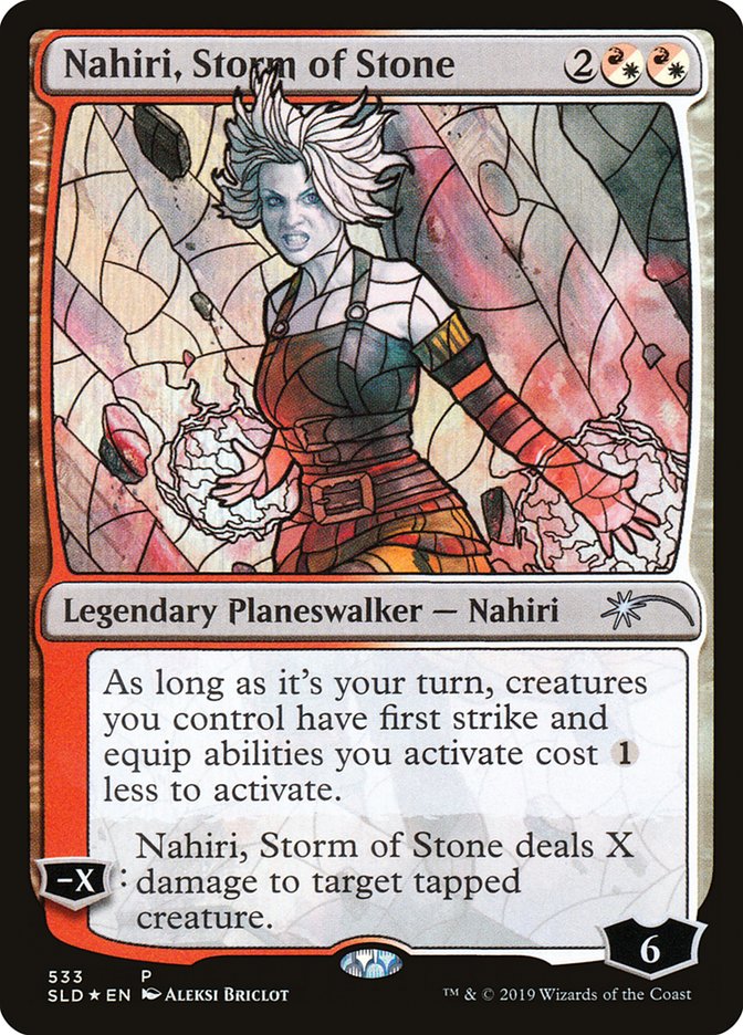 Nahiri, Storm of Stone (Stained Glass) [Secret Lair Drop Promos] | Exor Games Summserside