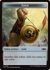 Elemental (0016) // Gold Double-Sided Token [Tarkir: Dragonstorm Commander Tokens] | Exor Games Summserside