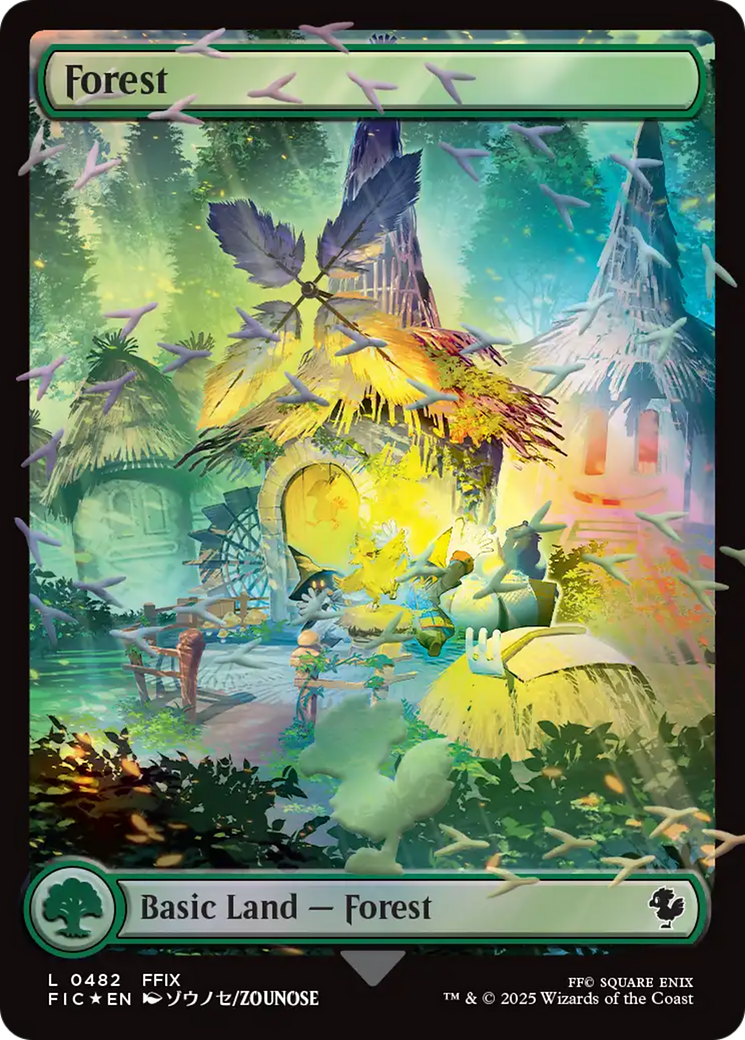 Forest (Chocobo Track Foil) [FINAL FANTASY Commander] | Exor Games Summserside
