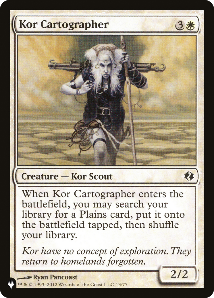 Kor Cartographer [The List] | Exor Games Summserside