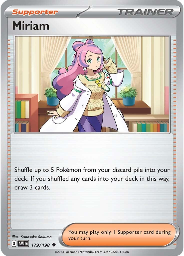 Miriam (179/198) [Scarlet & Violet: Base Set] | Exor Games Summserside
