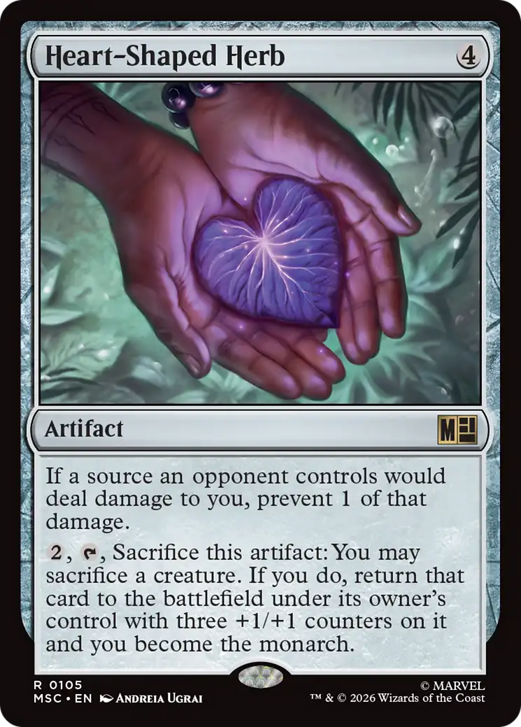 Heart-Shaped Herb (Surge Foil) [Marvel Super Heroes Commander] | Exor Games Summserside
