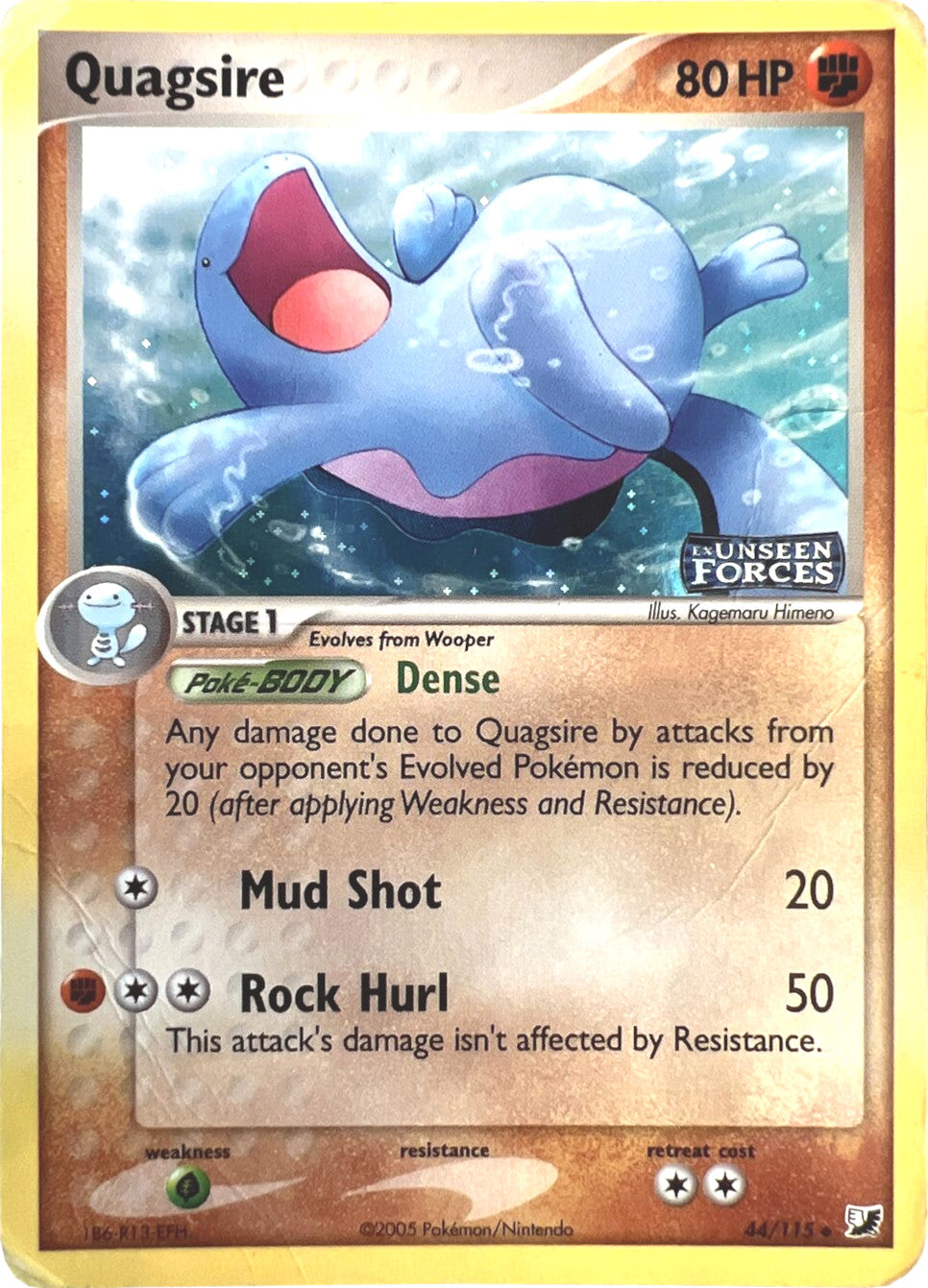 Quagsire (44/115) (Stamped) [EX: Unseen Forces] | Exor Games Summserside