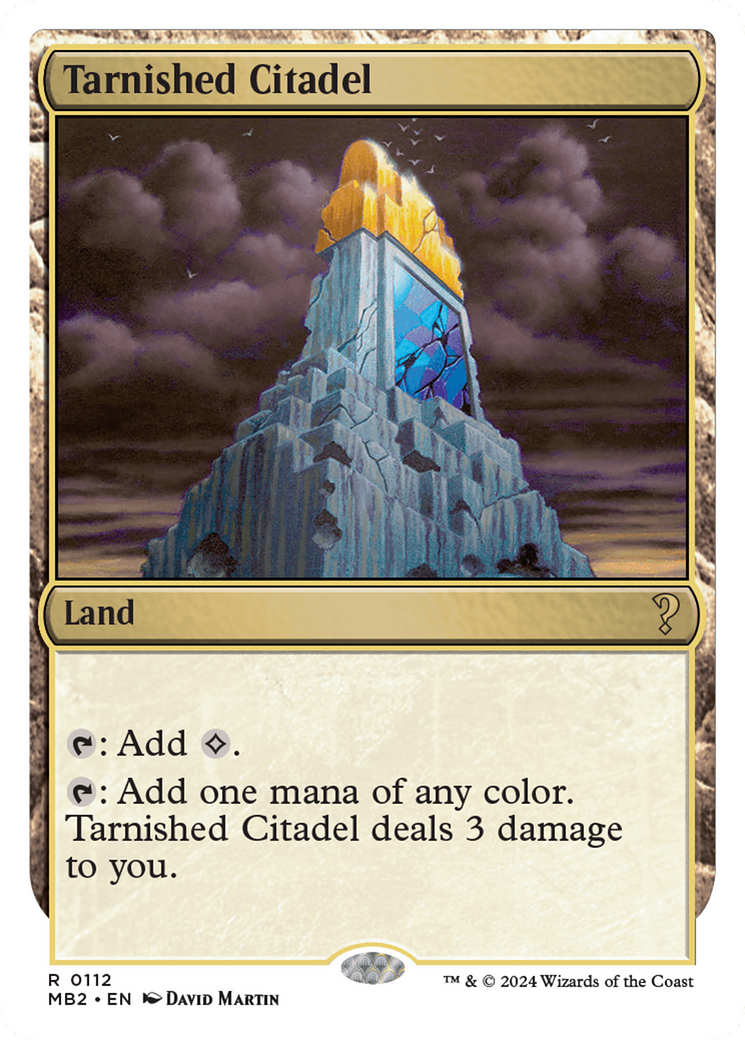 Tarnished Citadel (White Border) [Mystery Booster 2] | Exor Games Summserside