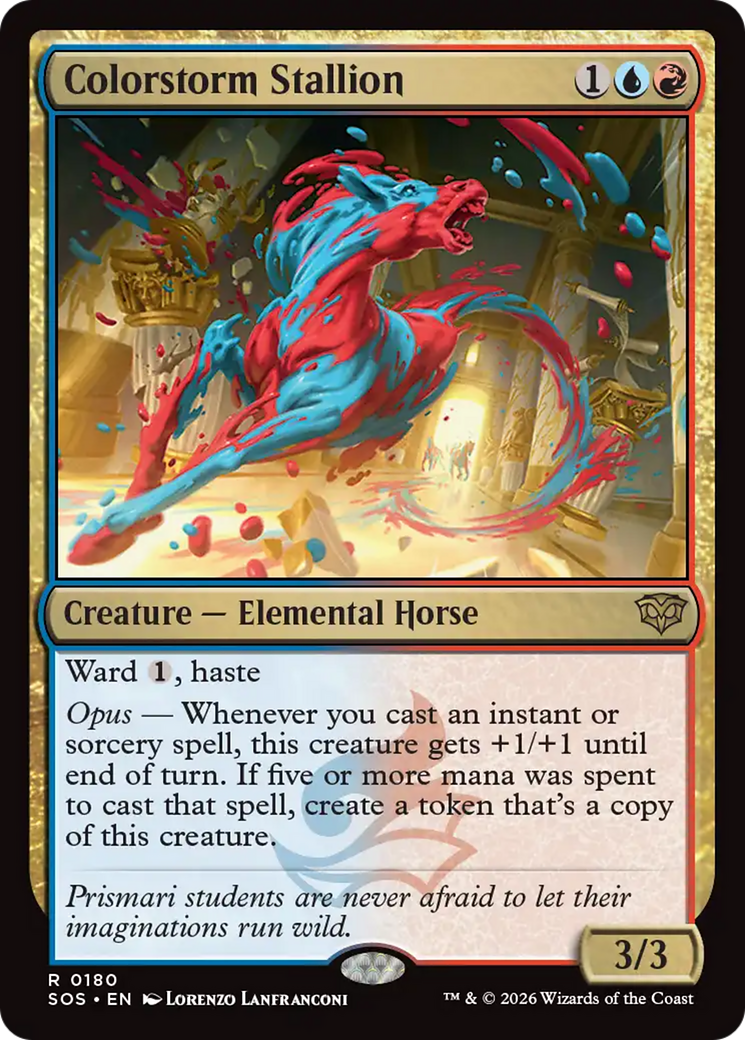 Colorstorm Stallion [Secrets of Strixhaven] | Exor Games Summserside