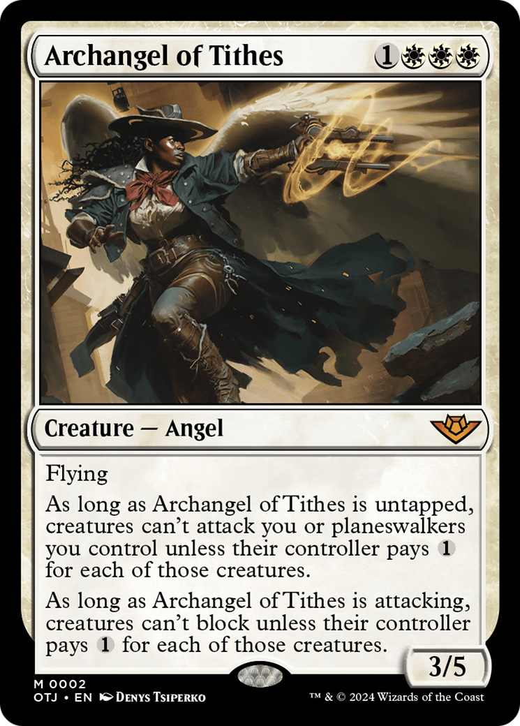 Archangel of Tithes [Outlaws of Thunder Junction] | Exor Games Summserside