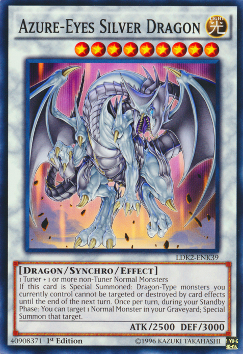 Azure-Eyes Silver Dragon [LDK2-ENK39] Common | Exor Games Summserside