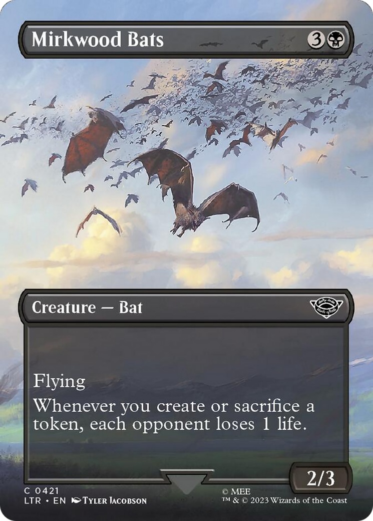 Mirkwood Bats (Borderless Alternate Art) [The Lord of the Rings: Tales of Middle-Earth] | Exor Games Summserside