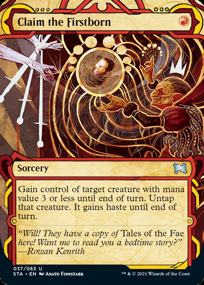Claim the Firstborn (Foil Etched) [Strixhaven: Mystical Archive] | Exor Games Summserside