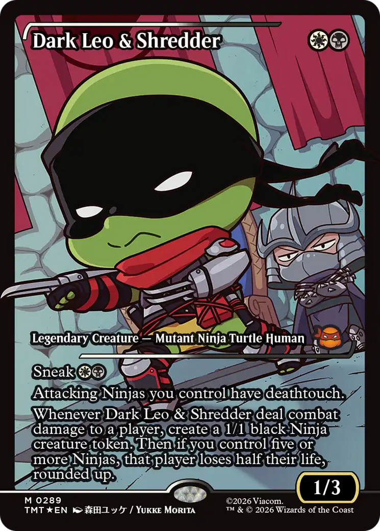 Dark Leo & Shredder (Showcase) [Teenage Mutant Ninja Turtles] | Exor Games Summserside