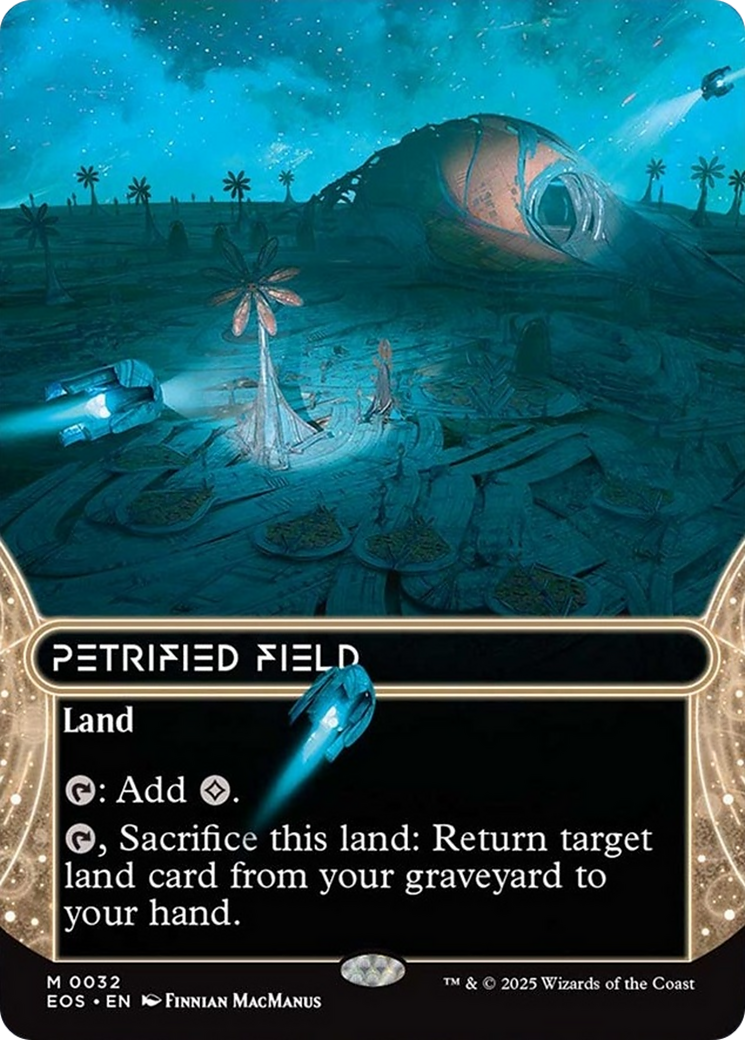Petrified Field (0032) (Borderless) [Edge of Eternities: Stellar Sights] | Exor Games Summserside