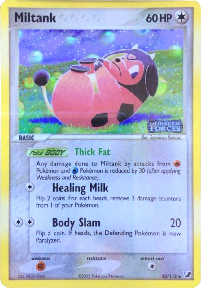 Miltank (42/115) (Stamped) [EX: Unseen Forces] | Exor Games Summserside