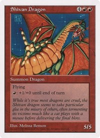 Shivan Dragon (Oversized) [Oversize Cards] | Exor Games Summserside