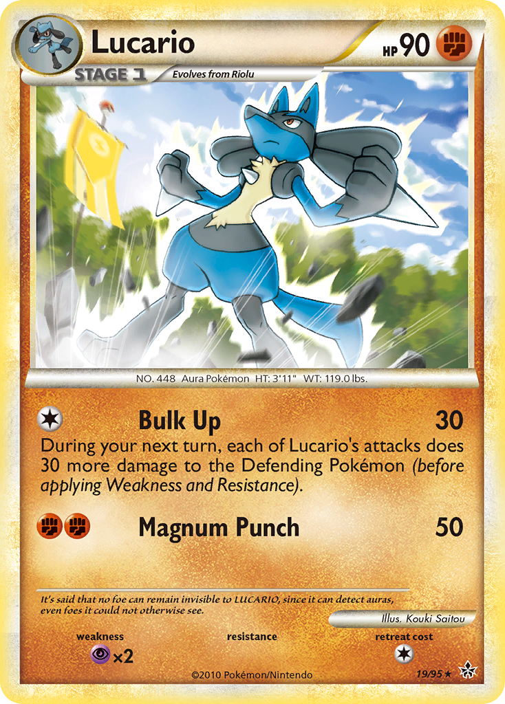 Lucario (19/95) [HeartGold & SoulSilver: Unleashed] | Exor Games Summserside