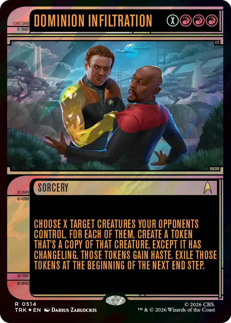 Dominion Infiltration (Showcase) (Surge Foil) [Star Trek] | Exor Games Summserside