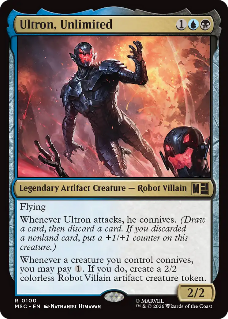 Ultron, Unlimited (Surge Foil) [Marvel Super Heroes Commander] | Exor Games Summserside