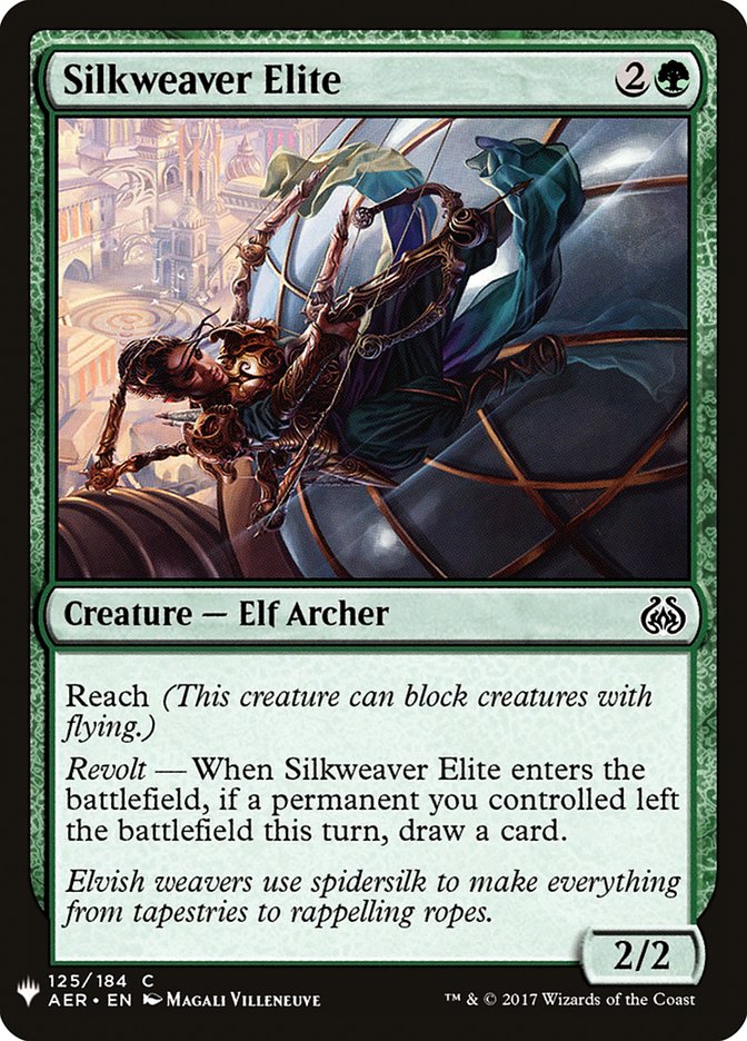 Silkweaver Elite [Mystery Booster] | Exor Games Summserside