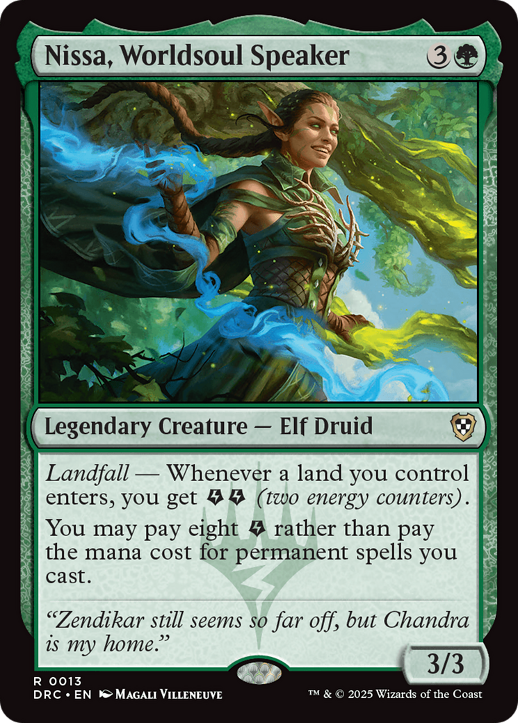 Nissa, Worldsoul Speaker [Aetherdrift Commander] | Exor Games Summserside