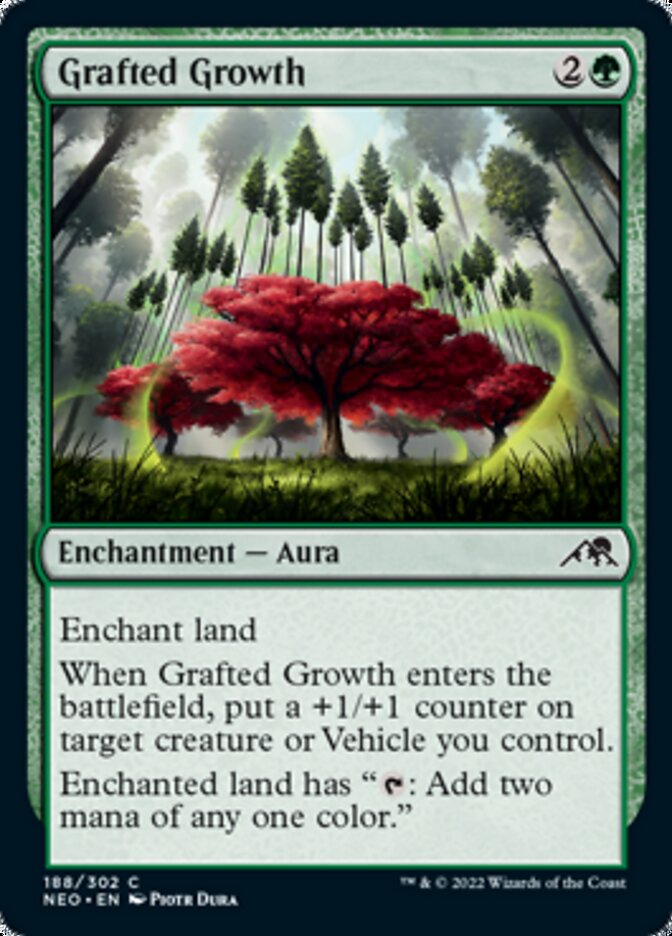 Grafted Growth [Kamigawa: Neon Dynasty] | Exor Games Summserside