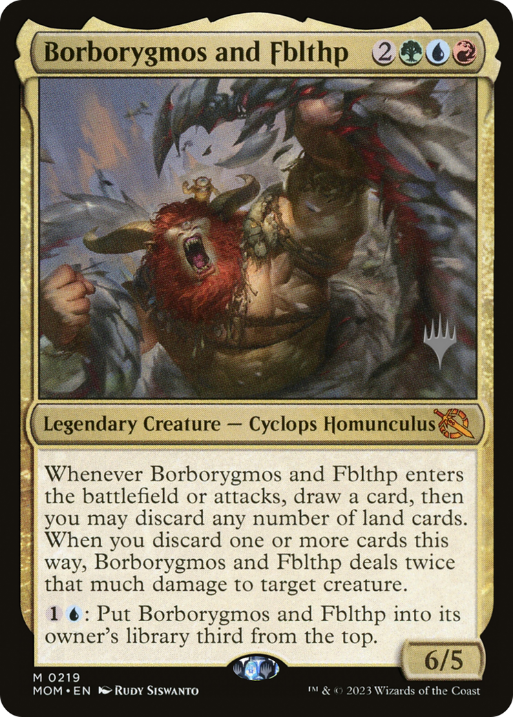 Borborygmos and Fblthp (Promo Pack) [March of the Machine Promos] | Exor Games Summserside