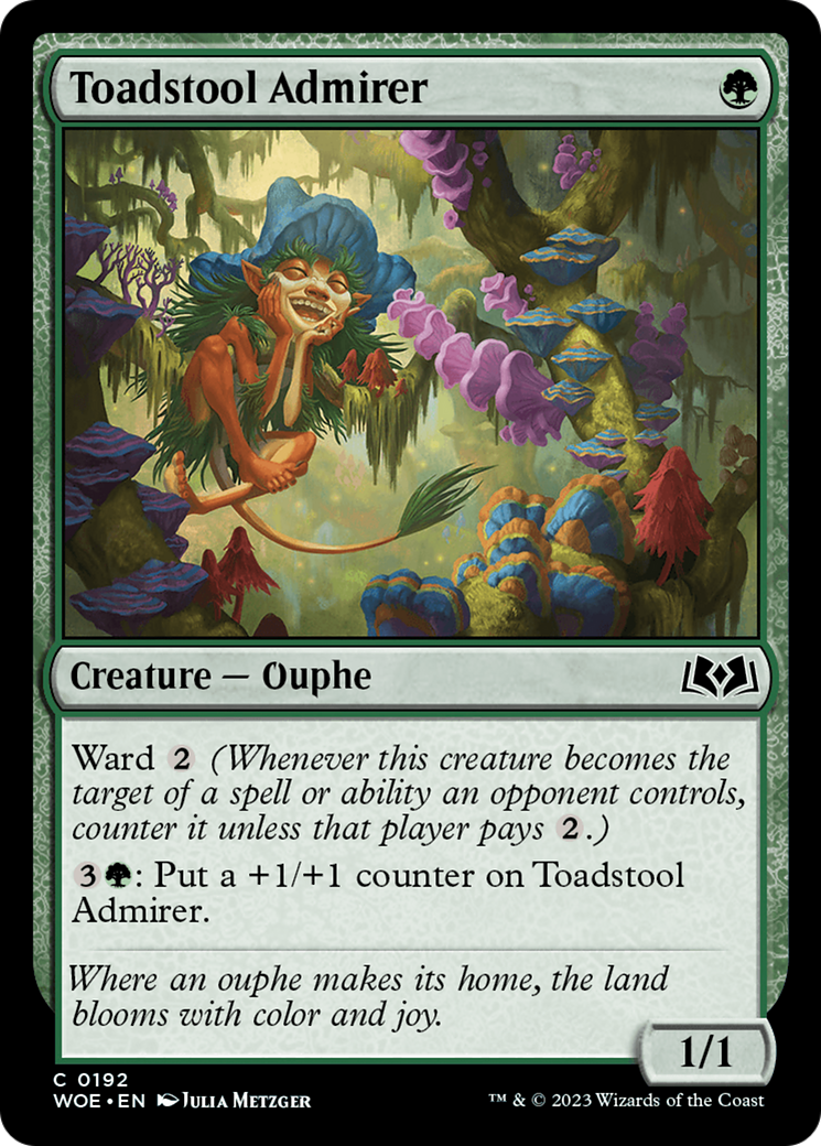 Toadstool Admirer [Wilds of Eldraine] | Exor Games Summserside