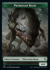 Phyrexian Beast // Wurm Double-Sided Token [Commander Legends: Battle for Baldur's Gate Tokens] | Exor Games Summserside