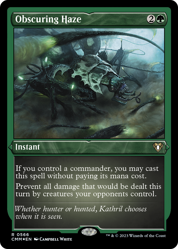 Obscuring Haze (Foil Etched) [Commander Masters] | Exor Games Summserside