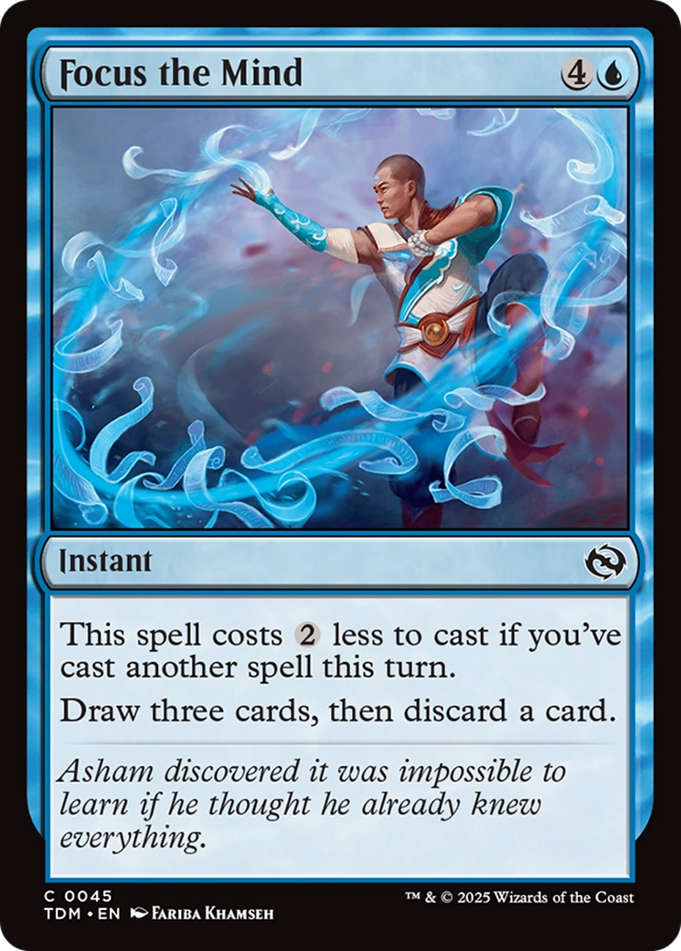 Focus the Mind [Tarkir: Dragonstorm] | Exor Games Summserside
